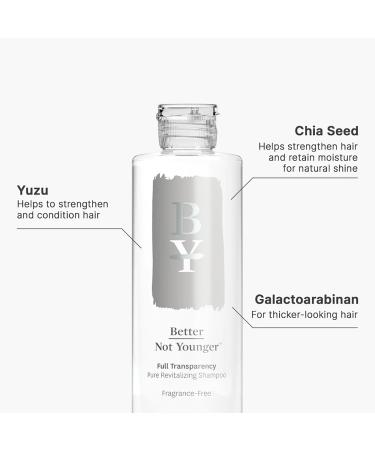 Discover Better Not Younger Full Transparency Pure Revitalizing Shampoo 8.4 oz - Elevate Your Style Instantly! - Buy Online on GoSupps.com
