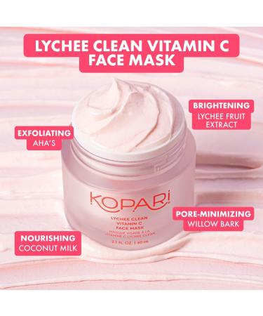 Discover Kopari Beauty Lychee Clean Vitamin C Face Mask 2.1 oz - Elevate Your Style Instantly! - Buy Online on GoSupps.com