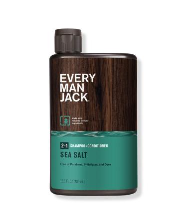 Every Man Jack Sea Salt Men's 2-in-1 Daily Shampoo + Conditioner 13.5 oz
