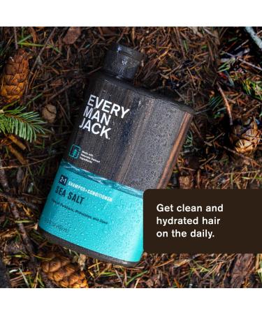 Every Man Jack Sea Salt Men's 2-in-1 Daily Shampoo + Conditioner 13.5 oz - Discover Premium Quality Shop now! - Buy Online on GoSupps.com