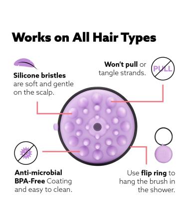 Discover Wet Brush Head Start Exfoliating Scalp Massager Lavender - Elevate Your Style Instantly! - Buy Online on GoSupps.com