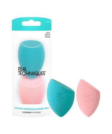 Discover Real Techniques Miracle Mattifying Makeup Sponge Duo 2 ct - Elevate Your Style Instantly! - Buy Online on GoSupps.com