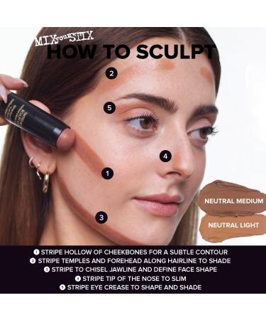 Discover NUDESTIX Tinted Blur Sculpt Stick Neutral Deep 0.22 oz - Elevate Your Style Instantly! - Buy Online on GoSupps.com