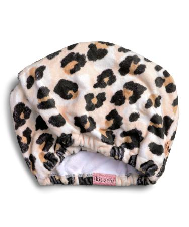 Kitsch Leopard Quick Dry Microfiber Hair Towel 1 ct - Transform Your Style with the Best Innovation Today! - Buy Online on GoSupps.com