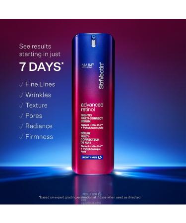 StriVectin Advanced Retinol Nightly Multi-Correct Serum 1.0 oz - Transform Your Style with the Best Innovation Today! - Buy Online on GoSupps.com
