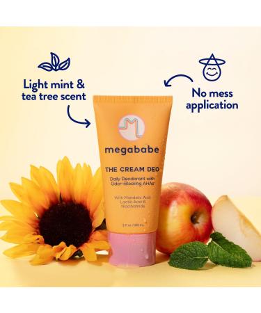 megababe The Cream Deo Daily Deodorant 3.0 oz - Transform Your Style with the Best Innovation Today! - Buy Online on GoSupps.com