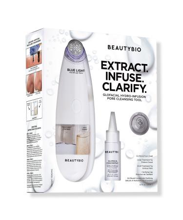 BeautyBio GLOfacial Hydro-Infusion Pore Cleansing + Blue LED Clarifying Tool