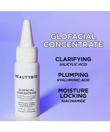 BeautyBio GLOfacial Concentrate with Salicylic Acid & Hyaluronic Acid 1.7 oz - Transform Your Style with the Best Innovation Today! - Buy Online on GoSupps.com
