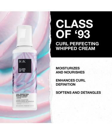 IGK Class of '93 Curl Perfecting Whipped Cream 5.5 oz - Discover Premium Quality Shop now! - Buy Online on GoSupps.com