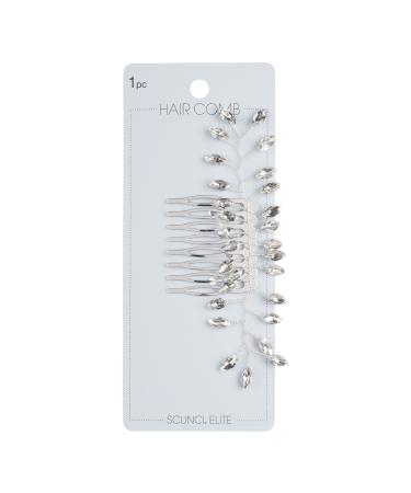 Discover ScÃ¼nci Silver & Rhinestone Hair Comb 1 ct - Elevate Your Style Instantly! - Buy Online on GoSupps.com