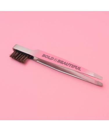 Discover Benefit Cosmetics Bold is Beautiful Slant Tweezer & Brow Brush - Elevate Your Style Instantly! - Buy Online on GoSupps.com