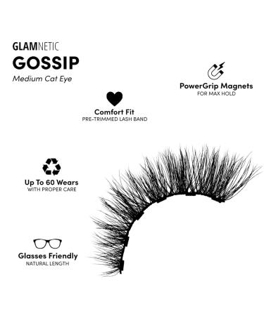 Discover Glamnetic Gossip Magnetic Lashes 1 pair - Elevate Your Style Instantly! - Buy Online on GoSupps.com