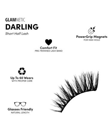 Glamnetic Darling Magnetic Half Lashes 1 pair - Transform Your Style with the Best Innovation Today! - Buy Online on GoSupps.com