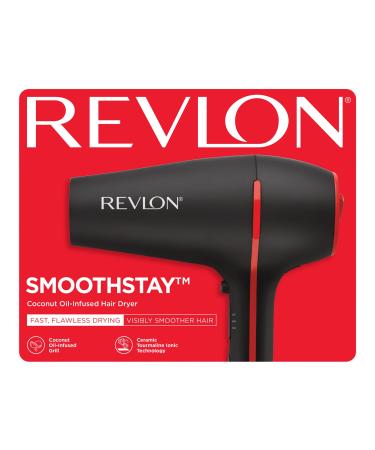 Discover Revlon SmoothStay Coconut Oil-Infused Hair Dryer - Elevate Your Style Instantly! - Buy Online on GoSupps.com