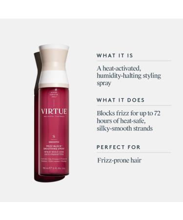 Discover Virtue Frizz Block Humidity-Stopping Smoothing Spray 5.0 oz - Elevate Your Style Instantly! - Buy Online on GoSupps.com