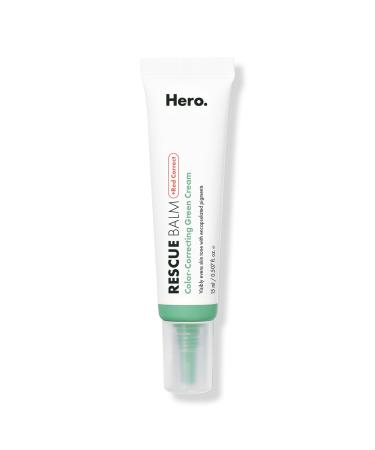 Hero Cosmetics Rescue Balm +Red Correct Post-Blemish Recovery Cream 0.5 oz