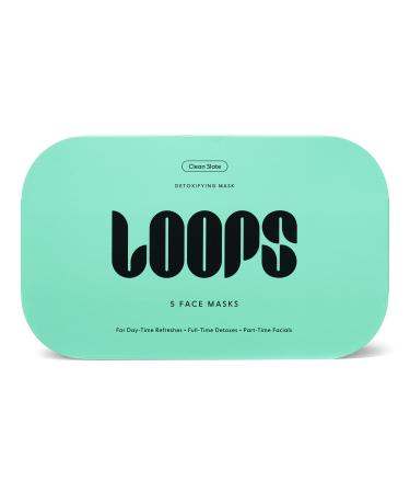 LOOPS Clean Slate Detoxifying Face Mask 5 Piece Set 5 ct - Transform Your Style with the Best Innovation Today! - Buy Online on GoSupps.com