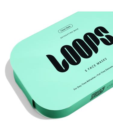 LOOPS Clean Slate Detoxifying Face Mask 5 Piece Set 5 ct - Transform Your Style with the Best Innovation Today! - Buy Online on GoSupps.com