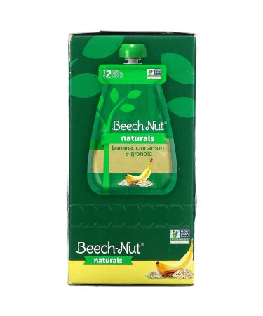 Beech-Nut Naturals Stage 2 Banana Cinnamon & Granola â€“ 6 Pouches (3.5 oz Each) | Organic Baby Food - Buy Online on GoSupps.com