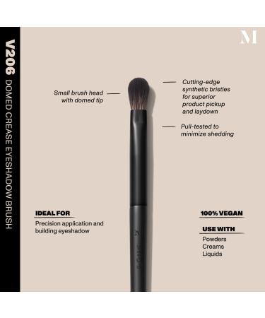 Morphe V206 Domed Crease Eyeshadow Brush 1 ct - Transform Your Style with the Best Innovation Today! - Buy Online on GoSupps.com