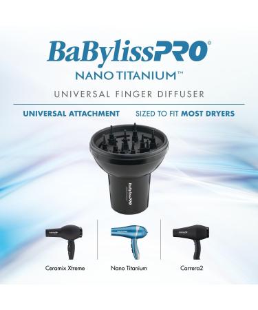 BaBylissPRO Nano Titanium Universal Finger Diffuser - Transform Your Style with the Best Innovation Today! - Buy Online on GoSupps.com