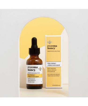 Eczema Honey 15% Vitamin C + Ferulic Acid Serum 1.0 oz - Transform Your Style with the Best Innovation Today! - Buy Online on GoSupps.com