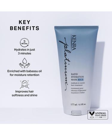 Discover Kenra Professional Platinum Rapid Hydration Mask Rich - Elevate Your Style Instantly! - Buy Online on GoSupps.com