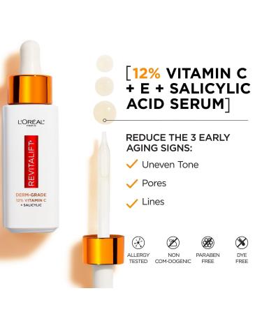 Discover L'OrÃ©al Revitalift Vitamin C Vitamin E Salicylic Acid Serum 1.01 oz - Elevate Your Style Instantly! - Buy Online on GoSupps.com