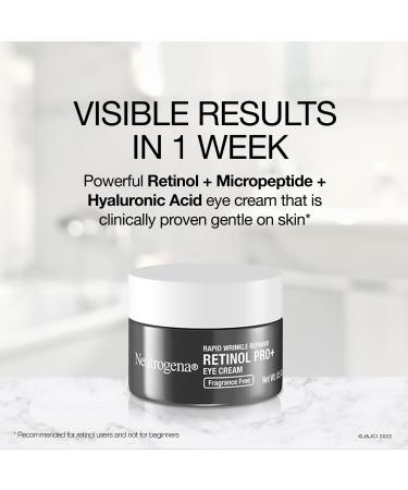 Neutrogena Rapid Wrinkle Repair Retinol Pro+ Eye Cream 0.5 oz - Transform Your Style with the Best Innovation Today! - Buy Online on GoSupps.com