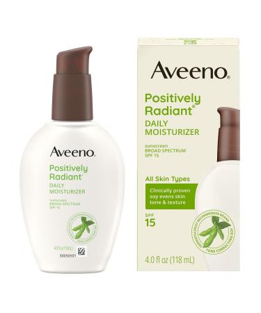 Discover Aveeno Positively Radiant Daily Face Moisturizer with SPF 15 4.0 oz - Elevate Your Style Instantly! - Buy Online on GoSupps.com