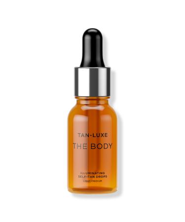 TAN-LUXE THE BODY Mini- Illuminating Self-Tan Drops Light/Medium 0.5 oz