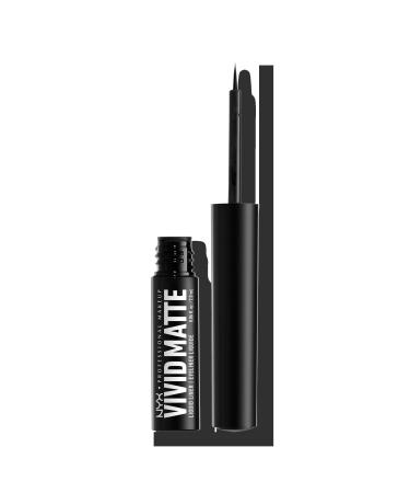 NYX Professional Makeup Vivid Matte Longwear Liquid Eyeliner Black