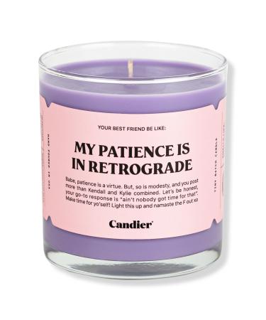 Candier My Patience Is In Retrograde Candle 9.0 oz