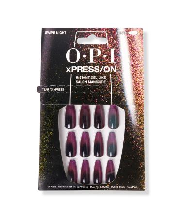 OPI xPRESS/On Special Effect Press On Nails Swipe Night