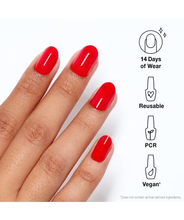 Discover OPI xPRESS/On Short Solid Color Press On Nails Cajun Shrimp - Elevate Your Style Instantly! - Buy Online on GoSupps.com