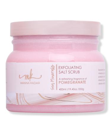 MANNA KADAR BEAUTY Pomegranate Sea Minerals Renewing Exfoliating Salt Scrub 19.40 oz
