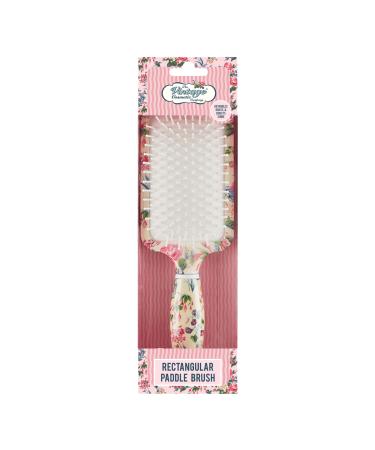 Discover The Vintage Cosmetic Company Floral Print Rectangular Paddle Hair Brush - Elevate Your Style Instantly! - Buy Online on GoSupps.com