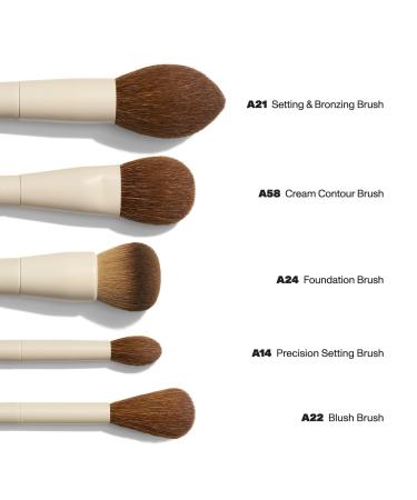 Morphe Morphe X Ariel Signature Face 5-Piece Face Brush Set - Discover Premium Quality Shop now! - Buy Online on GoSupps.com