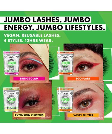NYX Professional Makeup Jumbo Lash! False Lashes - Fringe Glam - Transform Your Style with the Best Innovation Today! - Buy Online on GoSupps.com