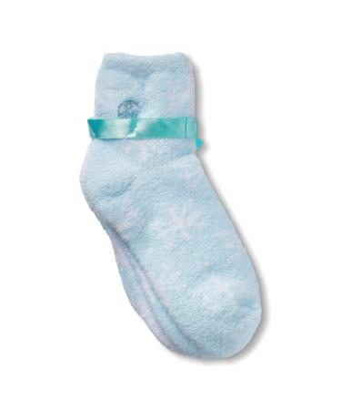 Earth Therapeutics Blue Aloe Moisture Super Plush Snowflake Design Socks 1 pair - Transform Your Style with the Best Innovation Today! - Buy Online on GoSupps.com