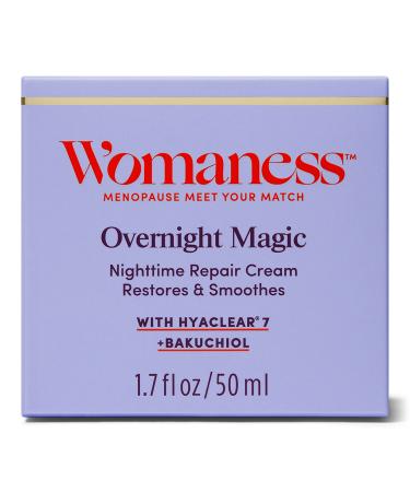 Womaness Overnight Magic Nighttime Repair Cream 1.7 oz - Transform Your Style with the Best Innovation Today! - Buy Online on GoSupps.com