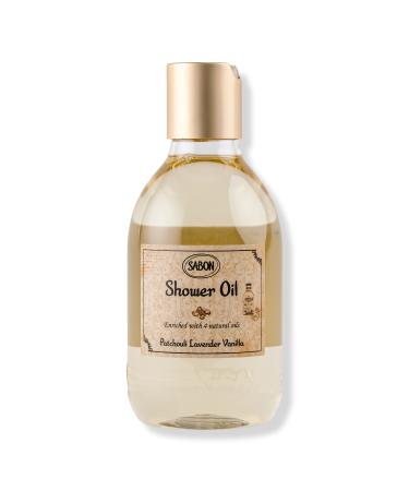 SABON Patchouli Lavender Vanilla Shower Oil 10.5 oz