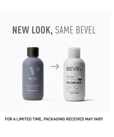 BEVEL Post-Shave Balm with Tea Tree Oil 4.0 oz - Transform Your Style with the Best Innovation Today! - Buy Online on GoSupps.com