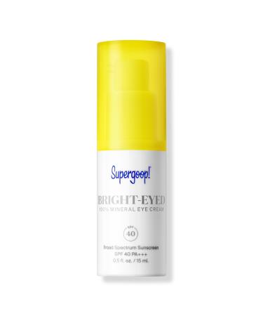 Supergoop! Bright-Eyed 100% Mineral Eye Cream SPF 40 0.5 oz
