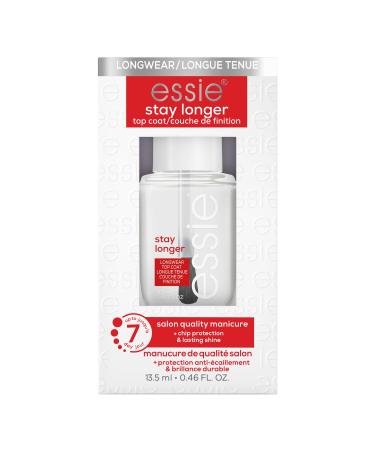 Essie Stay Longer Top Coat, Chip Protector & Lasting Shine 0.46 oz - Transform Your Style with the Best Innovation Today! - Buy Online on GoSupps.com