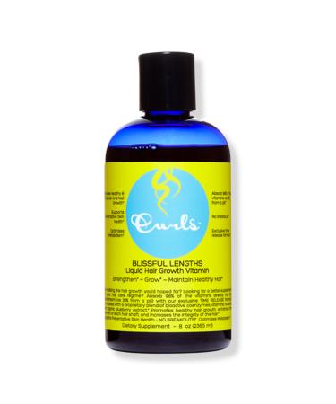 CURLS Blissful Lengths Blueberry Liquid Hair Growth Vitamin 8.0 oz