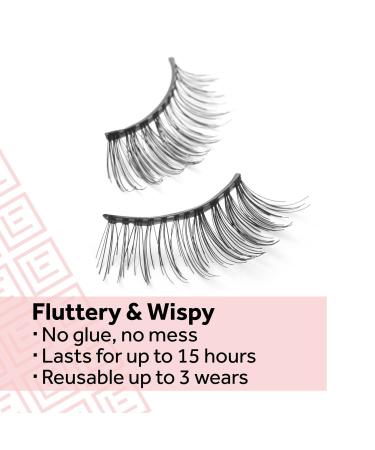 Discover Eylure Pre-Glued Light & Wispy No. 003 Eyelashes Twin Pack - Elevate Your Style Instantly! - Buy Online on GoSupps.com