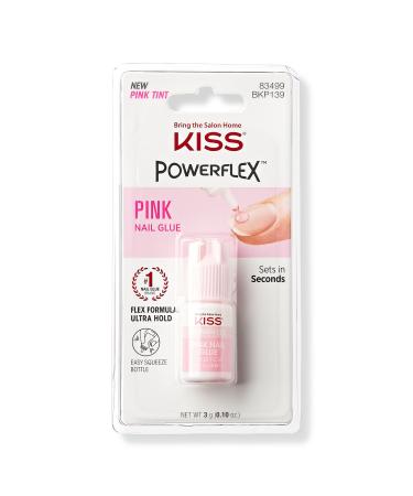 Kiss Powerflex Pink Nail Glue 0.10 oz