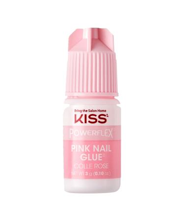 Kiss Powerflex Pink Nail Glue 0.10 oz - Transform Your Style with the Best Innovation Today! - Buy Online on GoSupps.com