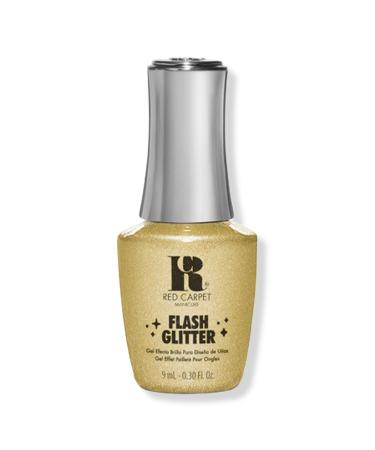 Red Carpet Manicure Flash Glitter Special Effect Gel Polish Twinkle Like A Star 0.3 oz